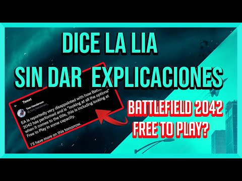 SERÁ FREE TO PLAY BATTLEFIELD 2042? Y DICE RETIRA MODO ZOMBIE SIN DAR EXPLICACIONES