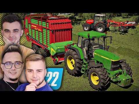 Sianokiszonka – Zgrabianie & Zbieranie Trawy 😱 Nawozy & Głębosz | Farming Simulator 22 "od Zera" #62
