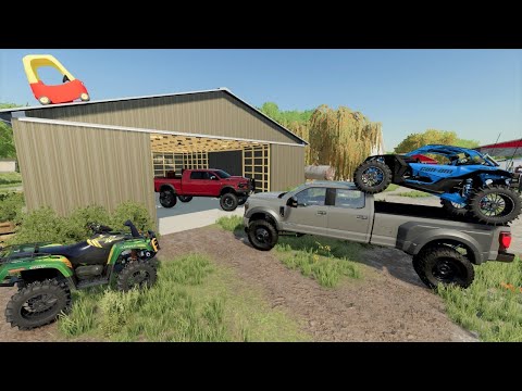 Spending ALL of our money on abandoned barns at auction | Farming Simulator 22