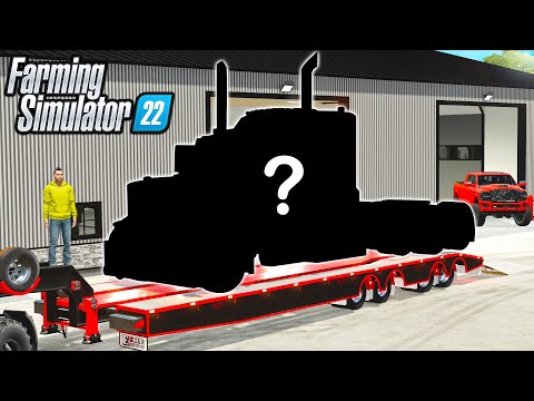 SPENT $200,000 CUSTOMIZING BIG RIG (KENWORTH W900) | FARMING SIMULATOR 22