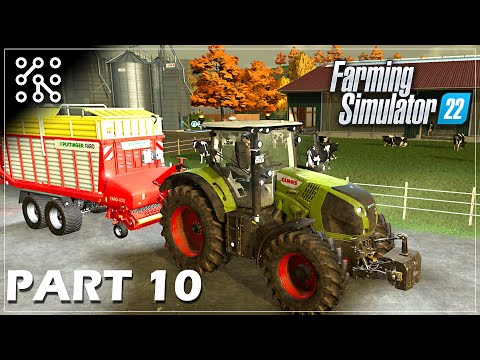 Stavba kravínu – chov krav #10| Farming Simulator 22 | Lets play | Česky