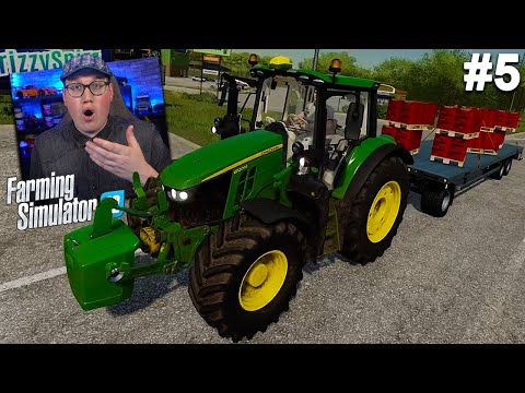 TOMATEN VERVOEREN NAAR VERKOOPPUNT! // Farming Simulator 22 #5