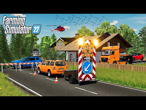 Tornade destructrice & Route barrée | Mission scénario (Farming Simulator 22)