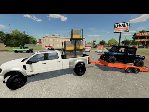 Using U-Haul to make TONS of money moving teenager | Farming Simulator 22
