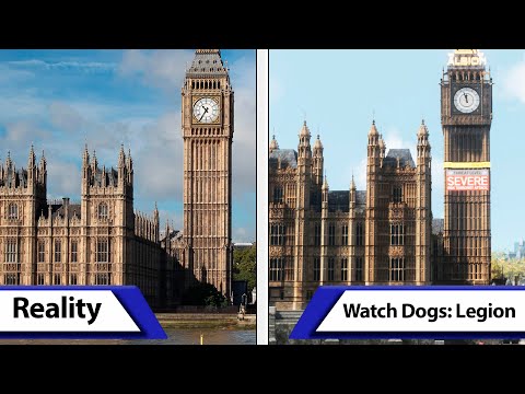 Watch Dogs Legion VS Reality | London City Comparison