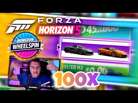 100 WHEELSPINS OPENING !! Direkt reich? – FORZA HORIZON 5