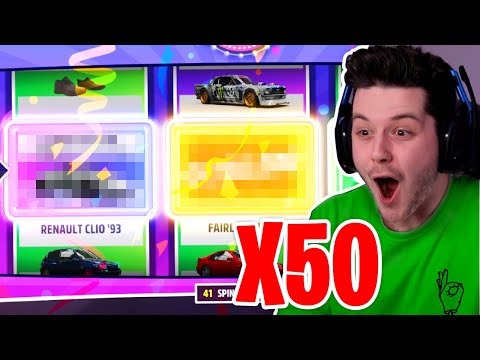 50 SUPER WHEELSPINS OPENEN IN FORZA HORIZON 5! (Nederlands)