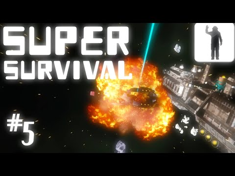 ATTACKED BY PIRATES  | Space Engineers SUPER Survival | Episode 5