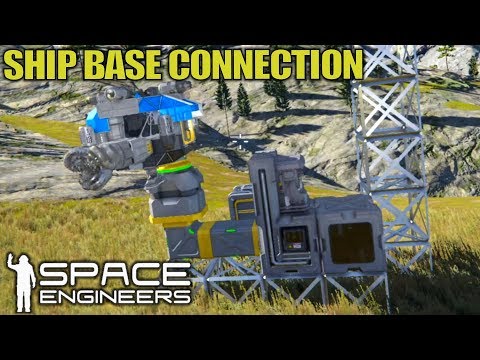 Automation Connecting Ship to Base | Space Engineers | Let's Play Gameplay | E03