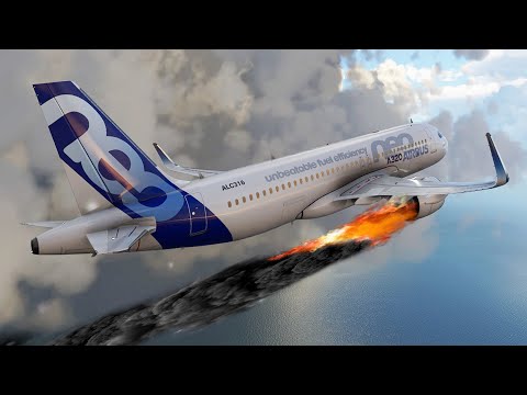 Avería De Motor En Pleno Vuelo Con Tormenta A320 | Flight Simulator 2020