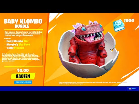 BABY KLOMBO BUNDLE im Fortnite UPDATE!