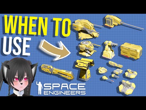 Best Use of Every Gun, Warfare 2 Edtion, Space Engineers Advanced Combat & Ship Design Guide