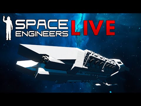 Building A BATTLESHIP! – Space Engineers Captain Jack LIVE