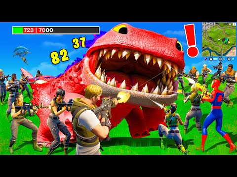 Can 100 players Eliminate BOSS KLOMBO in Fortnite (Myth Busting)