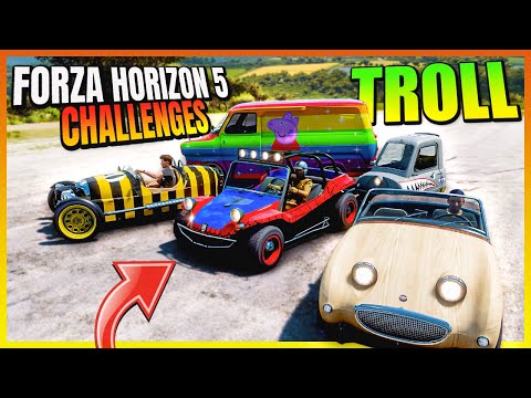 ΦΤΙΑΞΑΜΕ ΤΑ ΠΙΟ TROLL ΑΥΤΟΚΙΝΗΤΑ ΣΕ ΑΥΤΟ ΤΟ CHALLENGE  | FORZA HORIZON 5