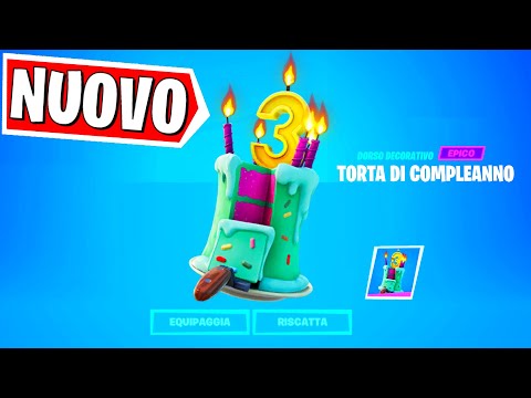 COME AVERE GRATIS i REGALI DI COMPLEANNO su FORTNITE!