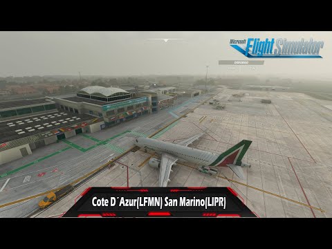 Cote D´Azur(LFMN) San Marino(LIPR) no Microsoft Flight Simulator 2020 EP138
