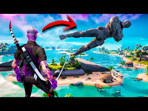 Destruí la ESTATUA de LA FUNDACIÓN en Fortnite…