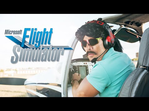 DrDisrespect is really good at Microsoft Flight Simulator