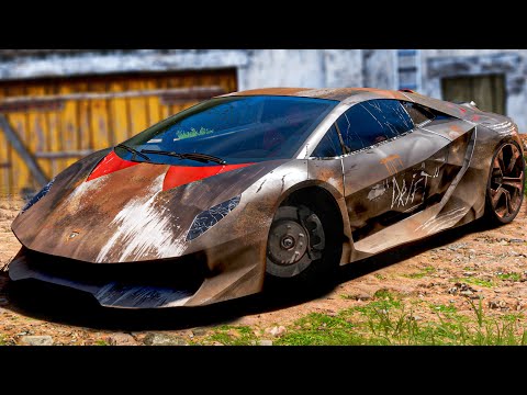 ENCONTREI A LAMBORGHINI DO FILME NEED FOR SPEED ABANDONADA NO FORZA HORIZON 5 (RestaurandoClássicos)