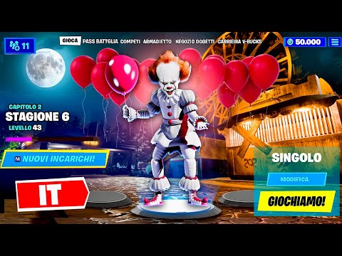 ENTRO NELL’ACCOUNT SEGRETO DI *IT IL CLOWN* SU FORTNITE E…
