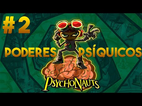 🧠Psychonauts #2 – PRIMEIROS PODERES PSÍQUICOS! | Pirocinese, Atirador e Telecinese!