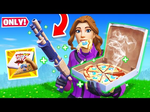 Fortnite, But I Can ONLY Eat Pizza…