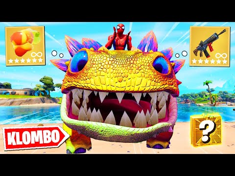 Fortnite Except I Only Use KLOMBO Loot (overpowered)