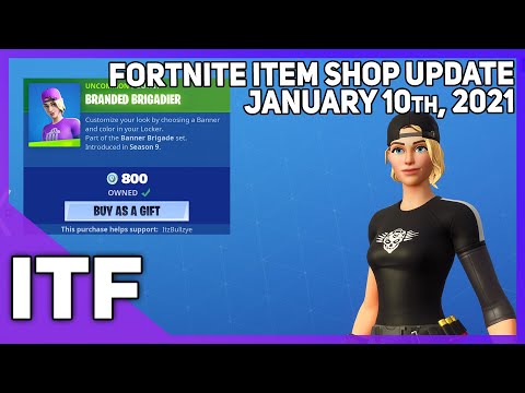 Fortnite Item Shop BANNER SKINS ARE BACK! [January 10th, 2021] (Fortnite Battle Royale)