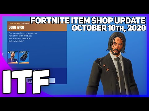 Fortnite Item Shop JOHN WICK SET IS BACK! [October 10th, 2020] (Fortnite Battle Royale)