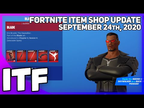 Fortnite Item Shop *NEW* BLADE BUNDLE! [September 24th, 2020] (Fortnite Battle Royale)