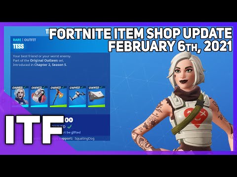 Fortnite Item Shop *NEW* TESS BUNDLE! [February 6th, 2021] (Fortnite Battle Royale)