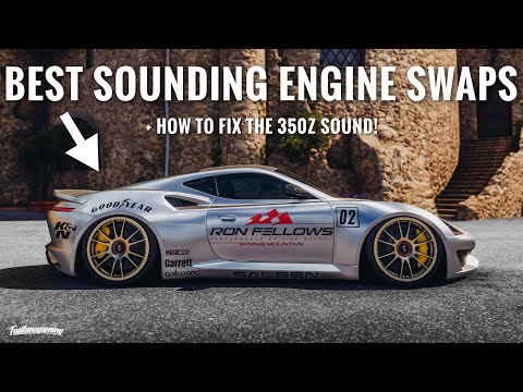 Forza Horizon 5 | 23 INSANE Sounding & Cool Engine Swaps + how to fix the 350Z Sound by yourself!