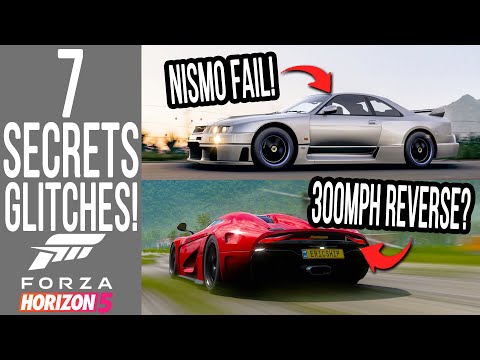 Forza Horizon 5 – 7 Secrets, Glitches & Easter Eggs! FAILED NISMO CAR REVEAL!