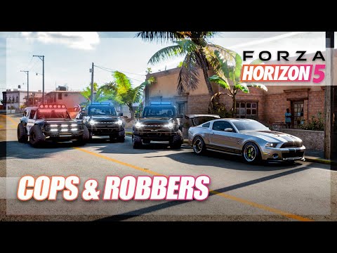 Forza Horizon 5 – Cops and Robbers! (Mini Games & Random Fun)