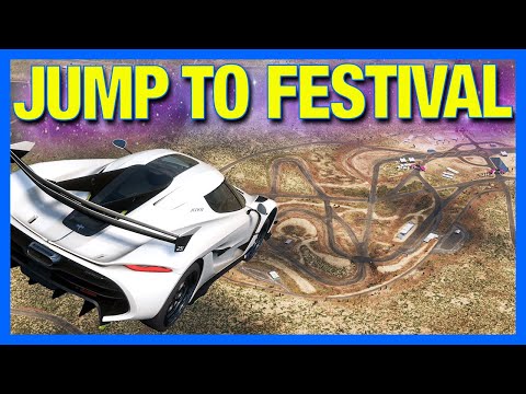 Forza Horizon 5 : Jump to the Festival!! (FH5 Car Launcher)