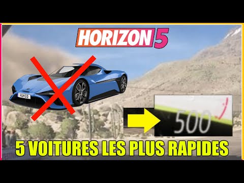 Forza Horizon 5 : Les Voitures les PLUS RAPIDES de FH5 ! ( VITESSE MAX )