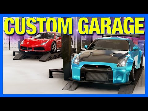Forza Horizon 5 : The CUSTOM Garage!! (FH5 Best Custom Maps)