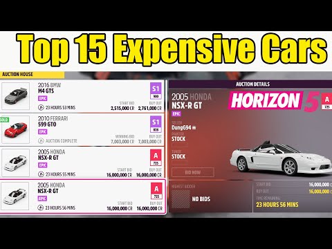 Forza Horizon 5 Top 15 Expensive Cars in Aution House – Series 2