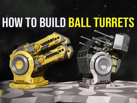 Hinge Ball Turrets How To Build –  Space Engineers