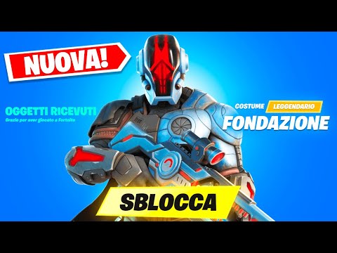 Ho SBLOCCATO FONDAZIONE! Skin FINALE del Pass Battaglia! Capitolo 3 Fortnite ITA!