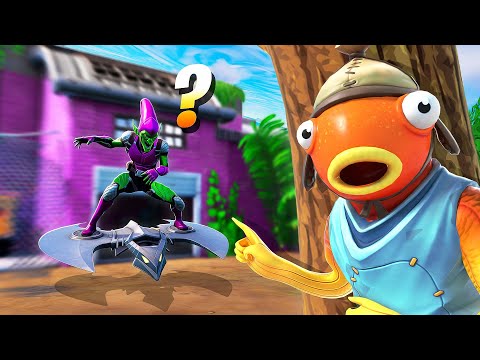 J'espionne le BOSS BOUFFON VERT de FORTNITE 24h ! IL est FOU et veut TU3R SPIDERMAN ! Fortnite