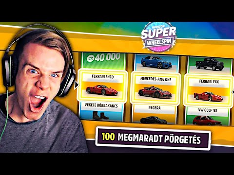 LEGENDÁS KOCSI ESŐ! 100 SZUPER PÖRGETÉS!!! 🤩 | Forza Horizon 5 – #7