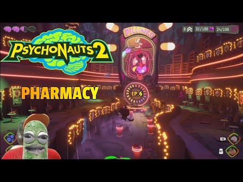 Let's Play: PSYCHONAUTS 2  (PHARMACY) Walkthrough 6