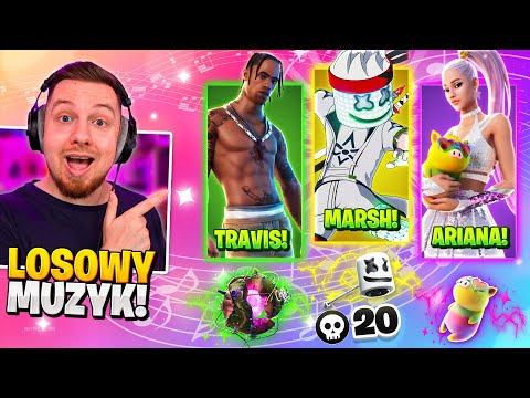 LOSOWA gwiazda MUZYKI challenge w Fortnite! 🎵 (IKONY!)