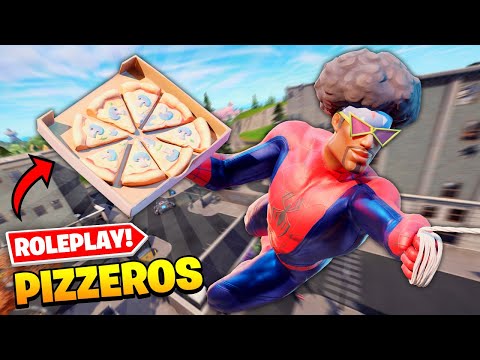 ME HAGO PASAR POR REPARTIDOR DE PIZZA EN FORTNITE 🍕