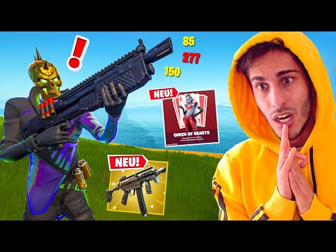 Meine ERSTE RUNDE im NEUEN UPDATE mit NEUER PUMP in Fortnite! (ZU STARK)