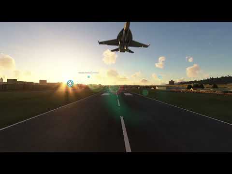 Microsoft Flight Simulator 2020  F/A-18  Go Around &Touch Down /RCSS