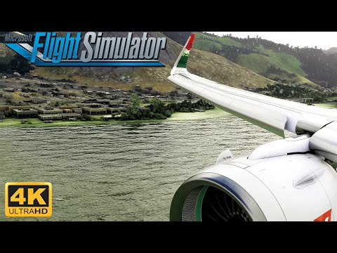Microsoft Flight Simulator 2020 *MAXIMUM GRAPHICS* A320N Beautiful Landing In Seychelles | 4K