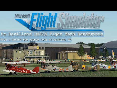 Microsoft Flight Simulator 2020 Tiger Moth Rendezvous and a look at the Imperial War Museum Duxford